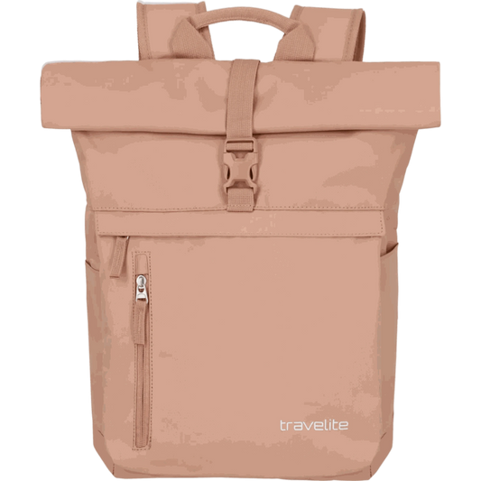 Travelite Basics Rolltop-Rucksack 60 cm -Puderrosa KOFFER-PLUS.COM