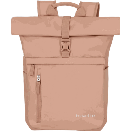 Travelite Basics Rolltop-Rucksack 60 cm -Puderrosa