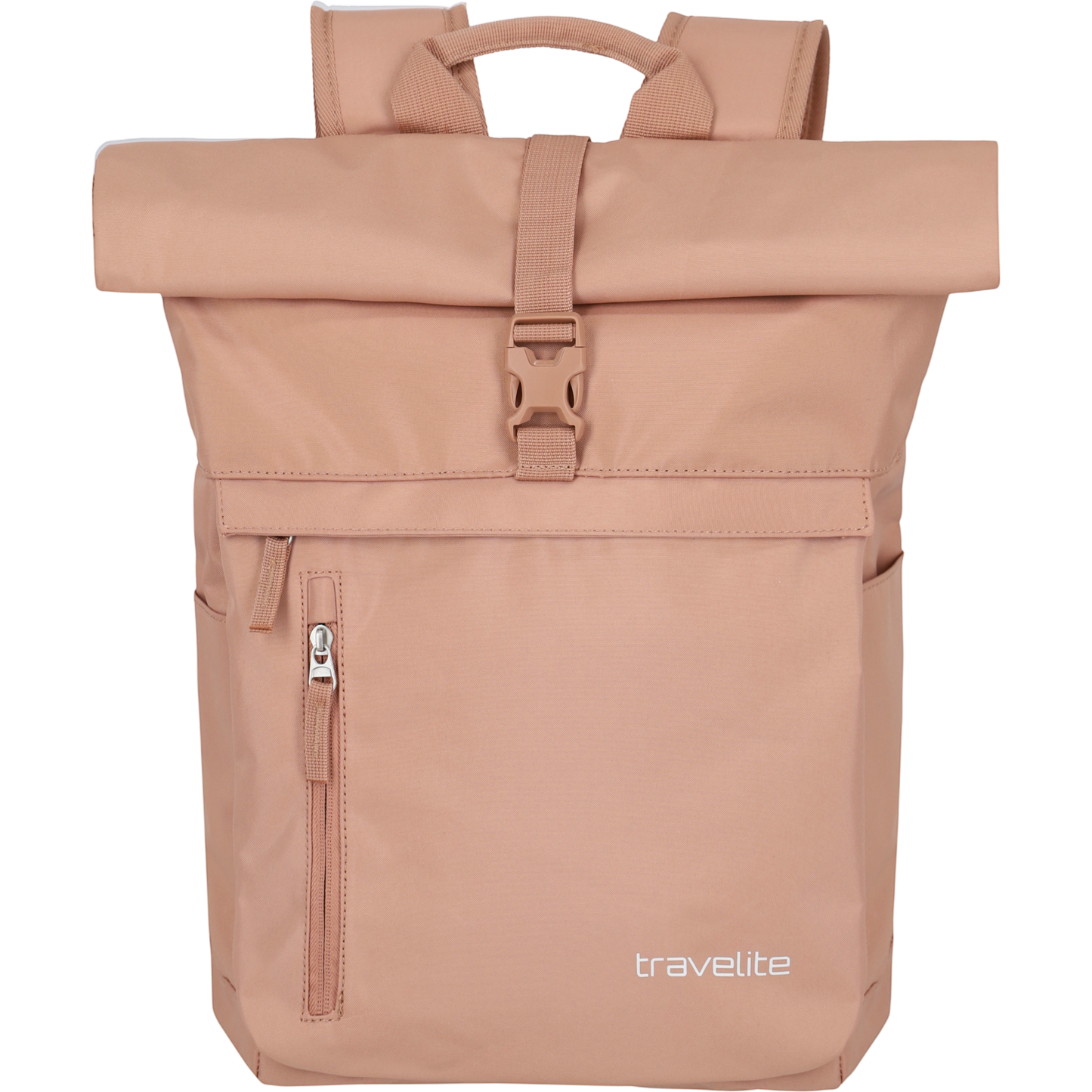 Travelite Basics Rolltop-Rucksack 60 cm -Puderrosa KOFFER-PLUS.COM