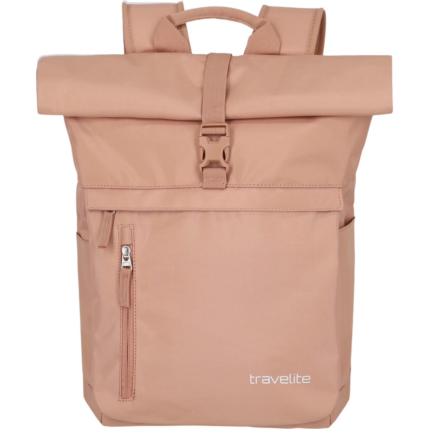 Travelite Basics Rolltop-Rucksack 60 cm -Puderrosa KOFFER-PLUS.COM