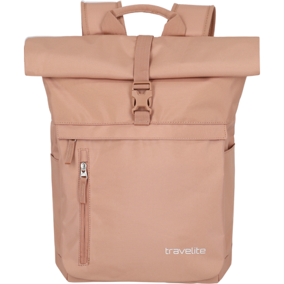 Travelite Basics Rolltop-Rucksack 60 cm -Puderrosa KOFFER-PLUS.COM