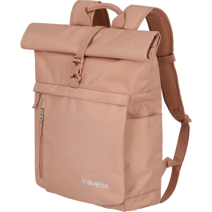 Travelite Basics Rolltop-Rucksack 60 cm -Puderrosa KOFFER-PLUS.COM