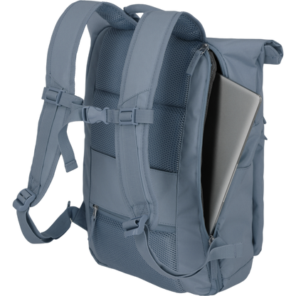 Travelite Basics Rolltop-Rucksack 60 cm -Rauchblau KOFFER-PLUS.COM