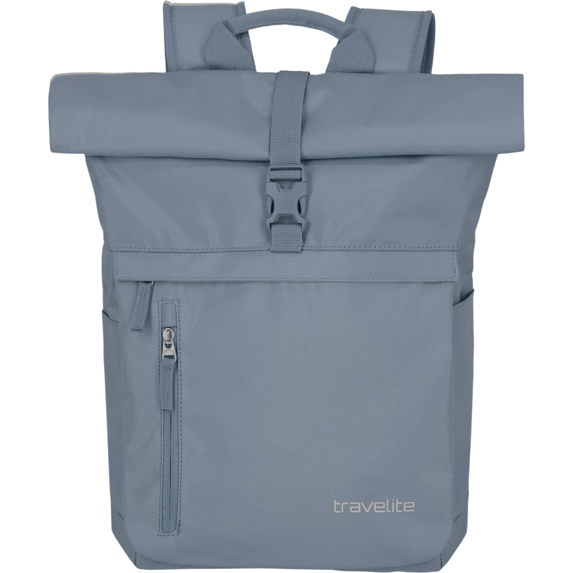 Travelite Basics Rolltop-Rucksack 60 cm -Rauchblau KOFFER-PLUS.COM