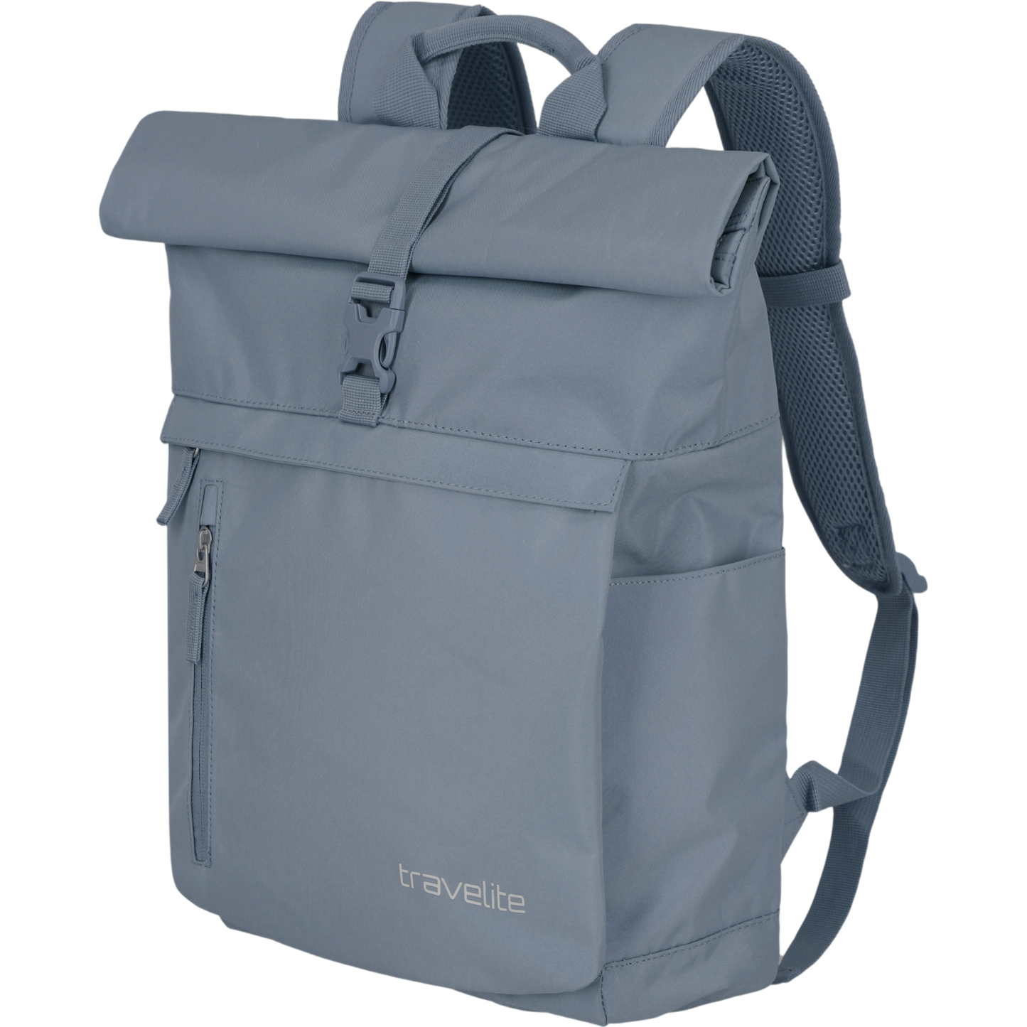 Travelite Basics Rolltop-Rucksack 60 cm -Rauchblau KOFFER-PLUS.COM