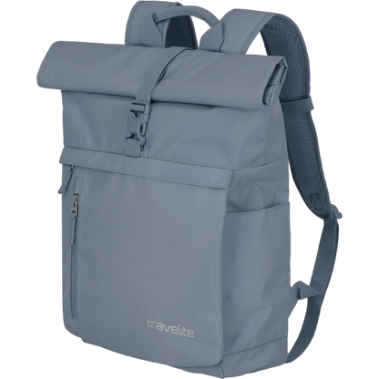 Travelite Basics Rolltop-Rucksack 60 cm -Rauchblau KOFFER-PLUS.COM