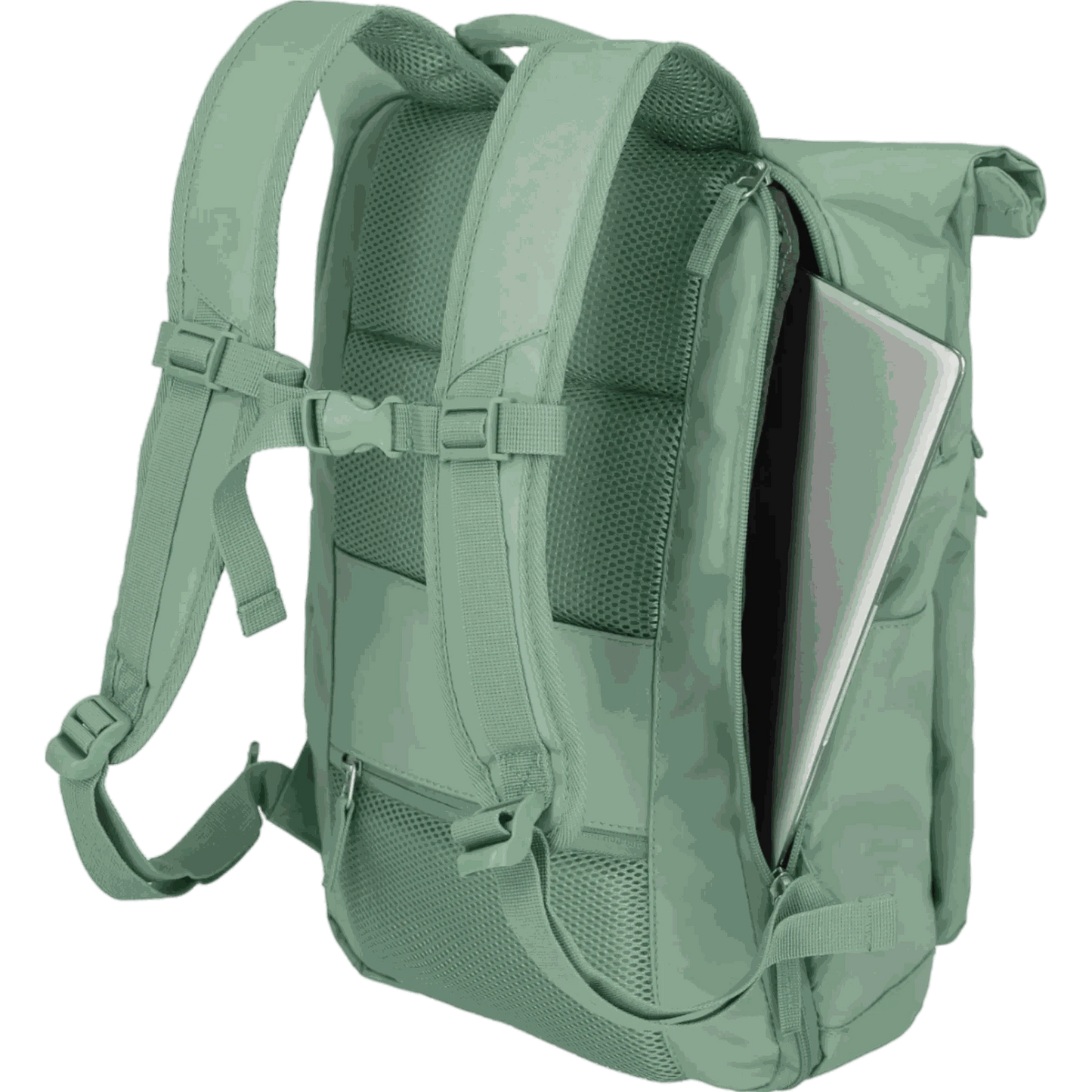 Travelite Basics Rolltop-Rucksack 60 cm -Hellgrün KOFFER-PLUS.COM