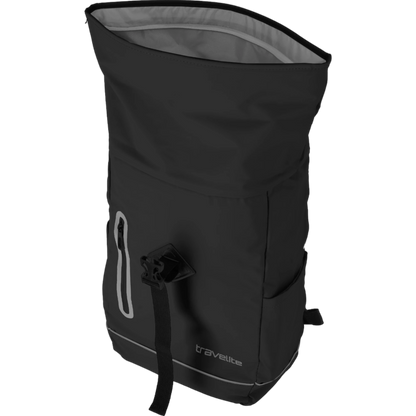 Travelite Basics Rollup Rucksack aus Plane 48 cm -Schwarz KOFFER-PLUS.COM