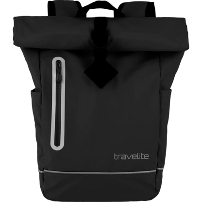 Travelite Basics Rollup Rucksack aus Plane 48 cm -Schwarz KOFFER-PLUS.COM