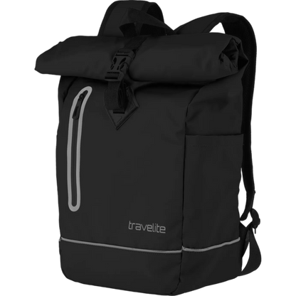 Travelite Basics Rollup Rucksack aus Plane 48 cm -Schwarz KOFFER-PLUS.COM