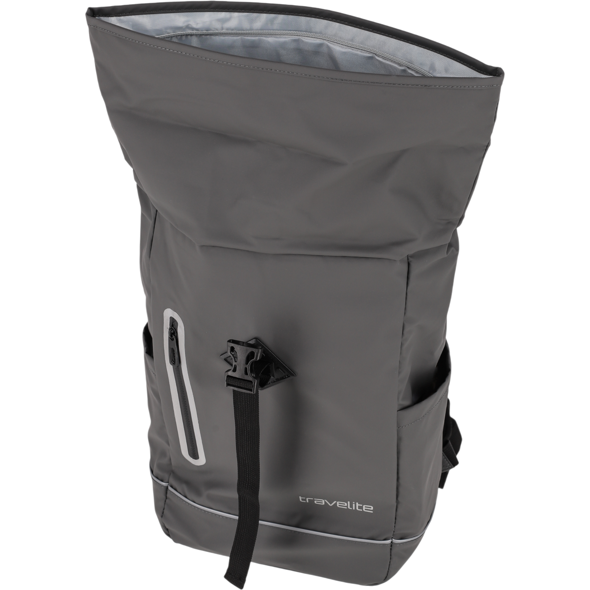 Travelite Basics Rollup Rucksack aus Plane 48 cm -Anthrazit KOFFER-PLUS.COM
