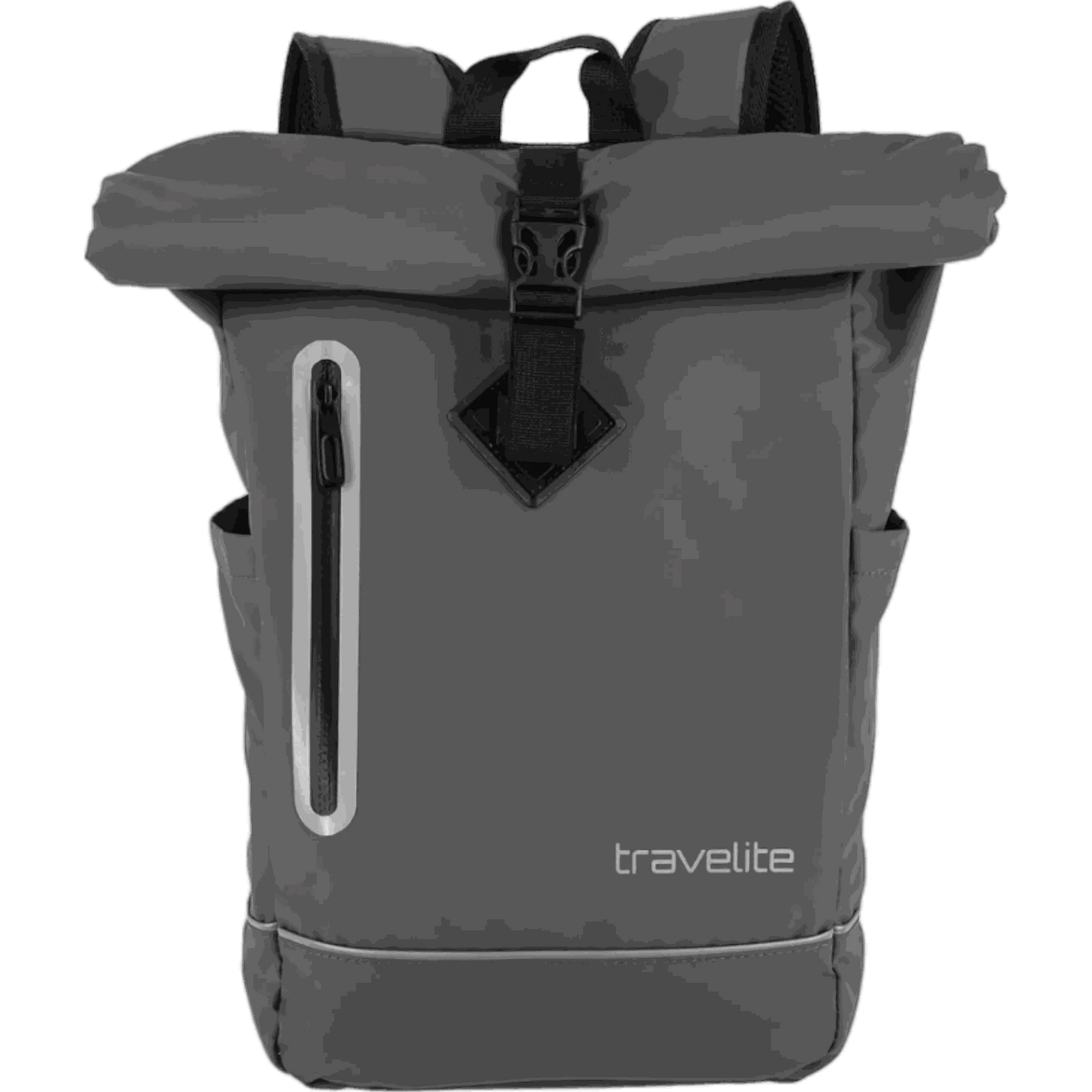 Travelite Basics Rollup Rucksack aus Plane 48 cm -Anthrazit KOFFER-PLUS.COM