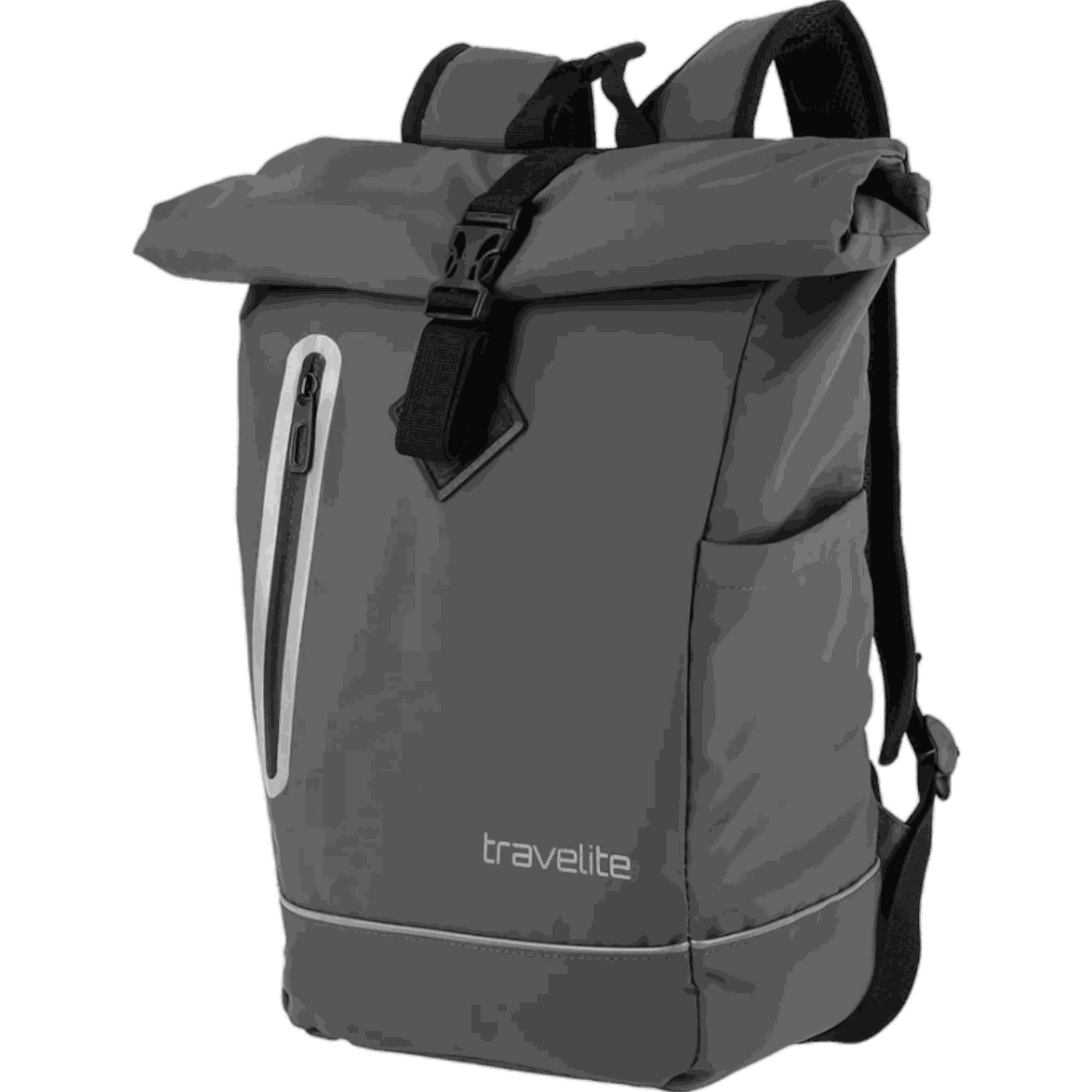 Travelite Basics Rollup Rucksack aus Plane 48 cm -Anthrazit KOFFER-PLUS.COM