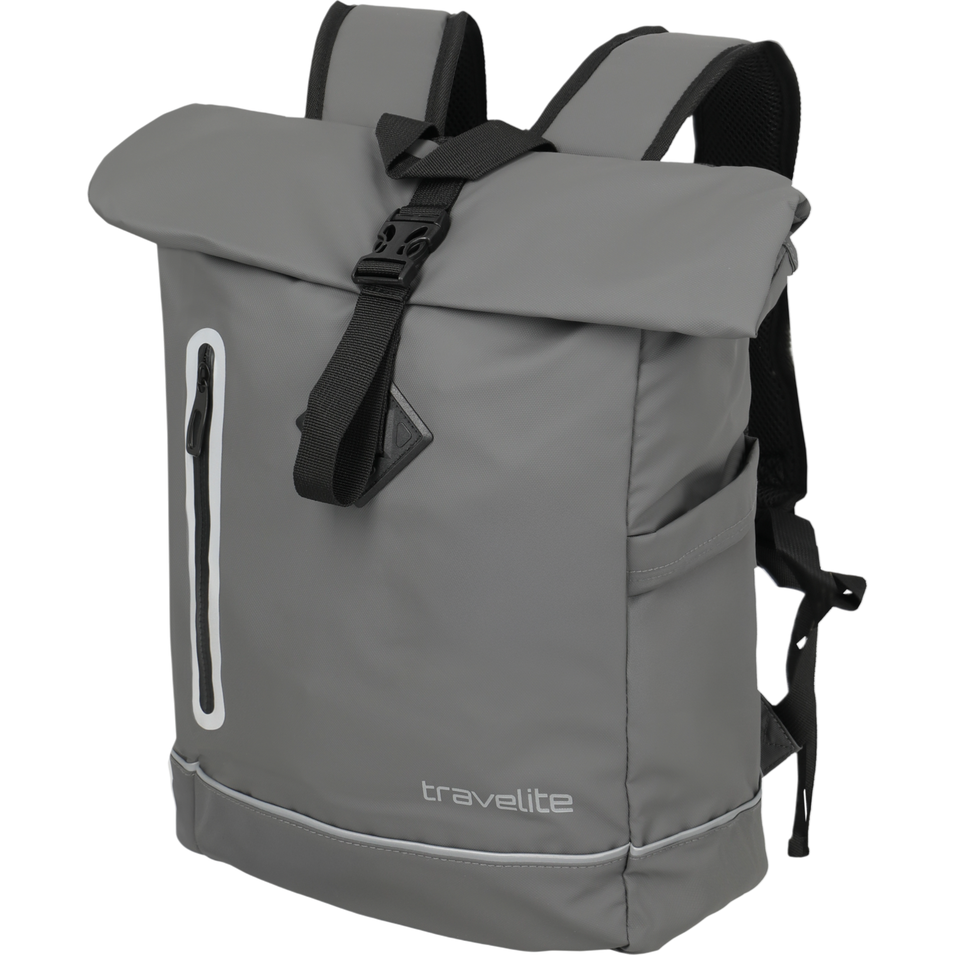 Travelite Basics Rollup Rucksack aus Plane 48 cm -Anthrazit KOFFER-PLUS.COM