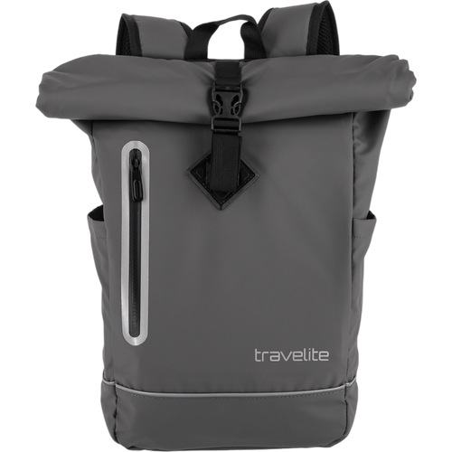 Travelite Basics Rollup Rucksack aus Plane 48 cm -Anthrazit