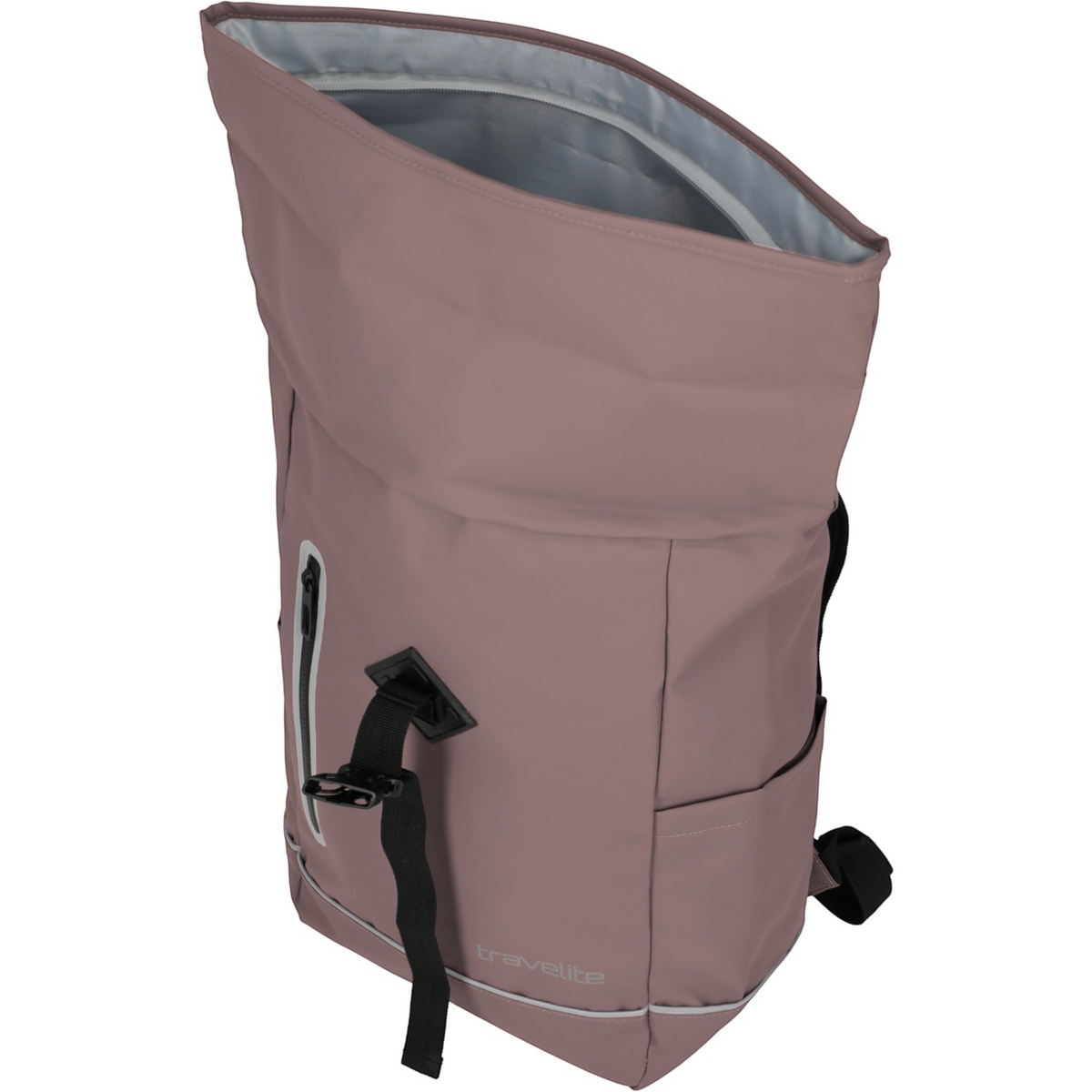 Travelite Basics Rollup Rucksack aus Plane 48 cm -Blush KOFFER-PLUS.COM