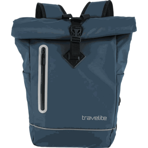 Travelite Basics Rollup Rucksack aus Plane 48 cm -Marine