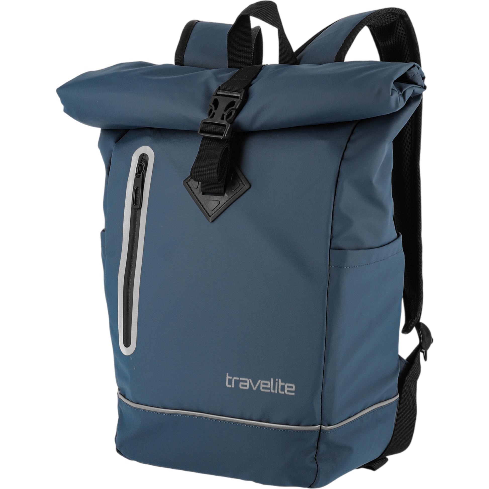 Travelite Basics Rollup Rucksack aus Plane 48 cm -Marine KOFFER-PLUS.COM