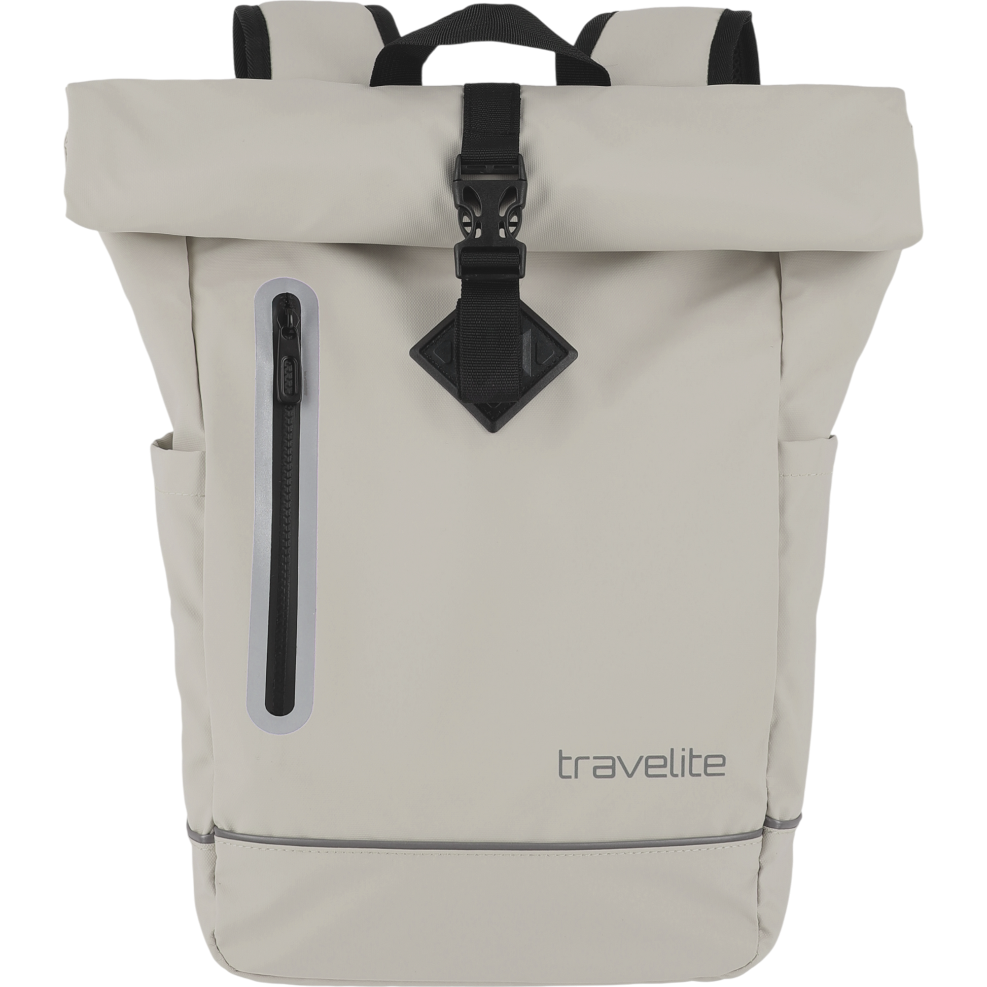 Travelite Basics Rollup Rucksack aus Plane 48 cm -Elfenbein KOFFER-PLUS.COM