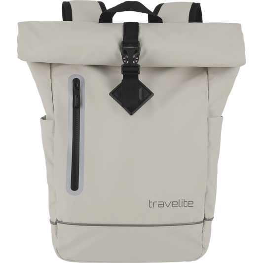 Travelite Basics Rollup Rucksack aus Plane 48 cm -Elfenbein KOFFER-PLUS.COM