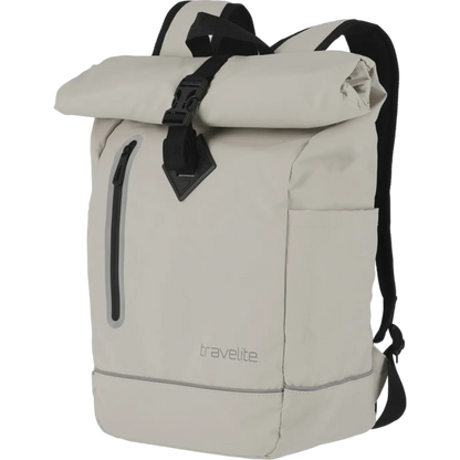 Travelite Basics Rollup Rucksack aus Plane 48 cm -Elfenbein KOFFER-PLUS.COM