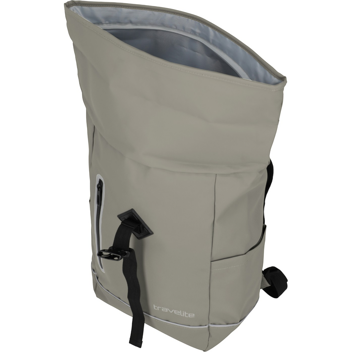 Travelite Basics Rollup Rucksack aus Plane 48 cm -Sand KOFFER-PLUS.COM