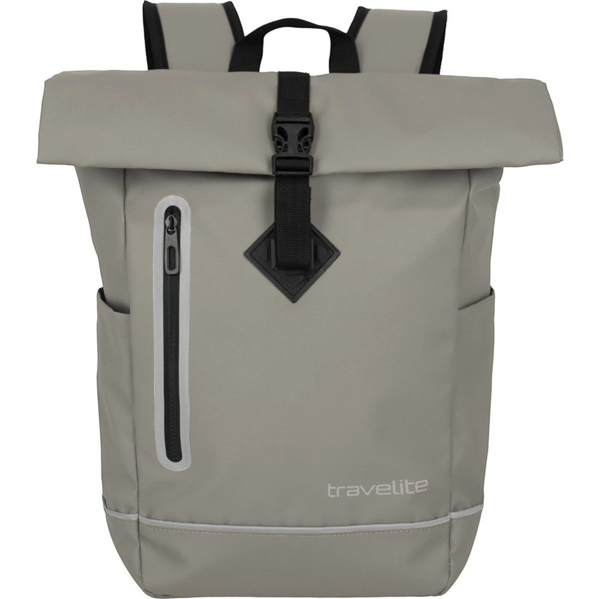 Travelite Basics Rollup Rucksack aus Plane 48 cm -Sand KOFFER-PLUS.COM