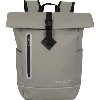 Travelite Basics Rollup Rucksack aus Plane 48 cm -Sand KOFFER-PLUS.COM