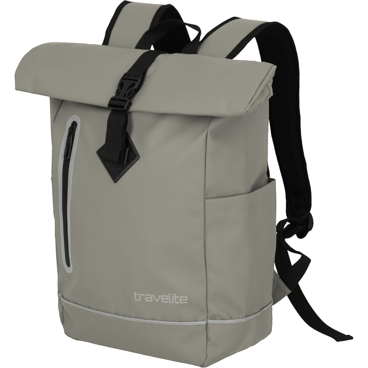 Travelite Basics Rollup Rucksack aus Plane 48 cm -Sand KOFFER-PLUS.COM