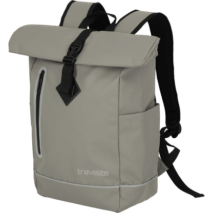 Travelite Basics Rollup Rucksack aus Plane 48 cm -Sand KOFFER-PLUS.COM