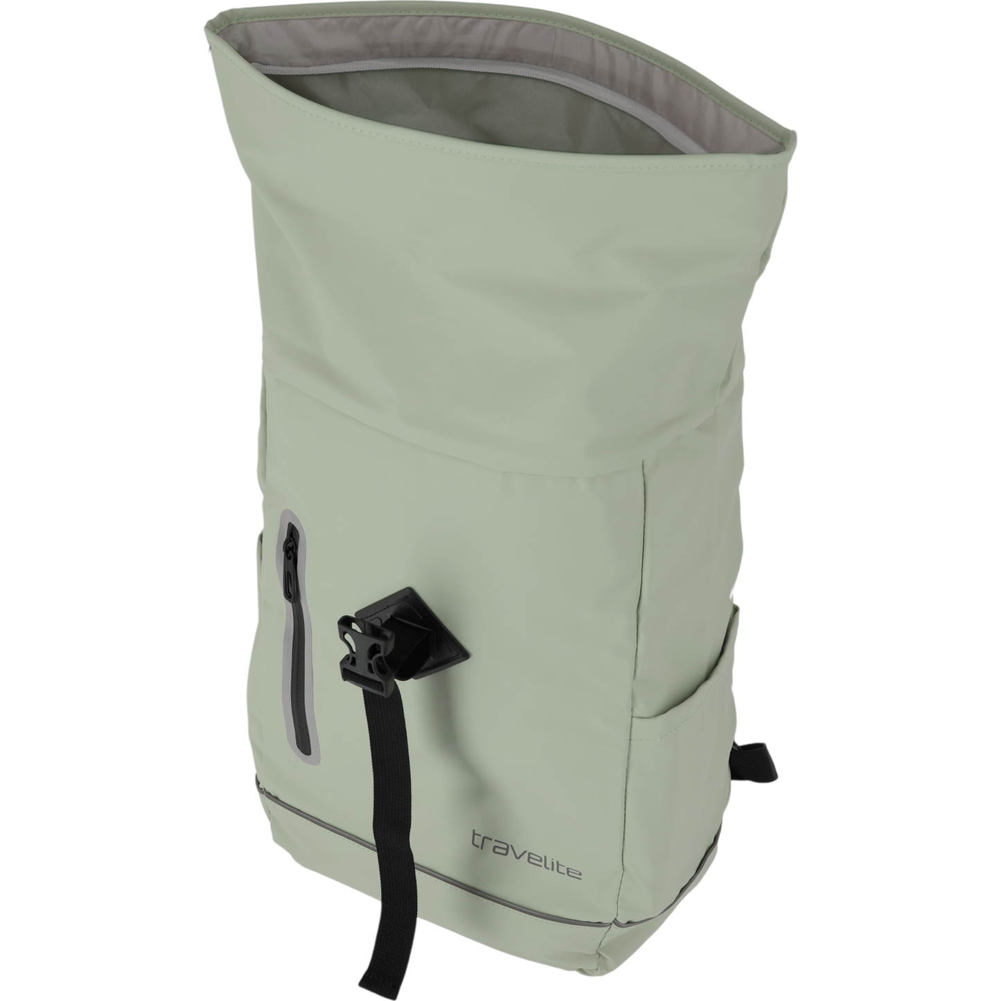 Travelite Basics Rollup Rucksack aus Plane 48 cm -Hellgrün KOFFER-PLUS.COM