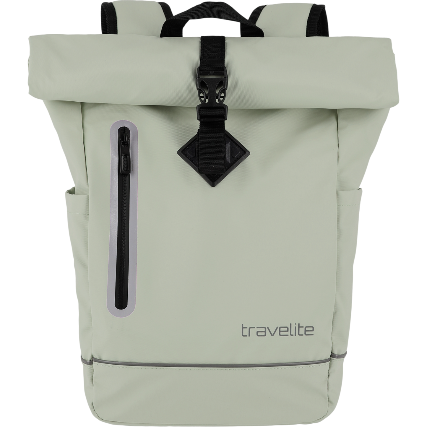 Travelite Basics Rollup Rucksack aus Plane 48 cm -Hellgrün KOFFER-PLUS.COM