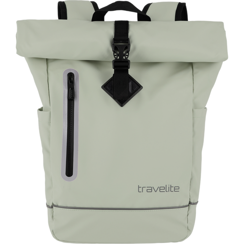Travelite Basics Rollup Rucksack aus Plane 48 cm -Hellgrün