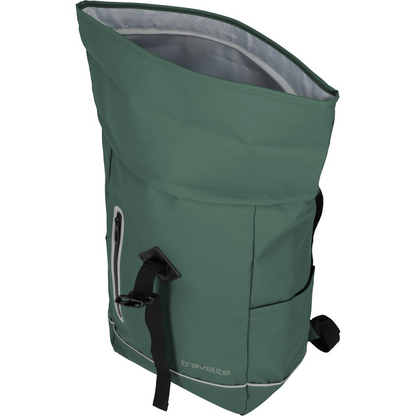 Travelite Basics Rollup Rucksack aus Plane 48 cm -Pine Green KOFFER-PLUS.COM