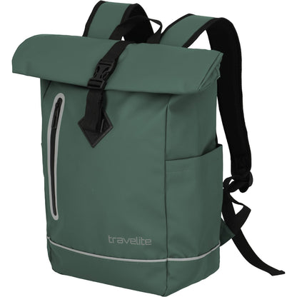 Travelite Basics Rollup Rucksack aus Plane 48 cm -Pine Green KOFFER-PLUS.COM