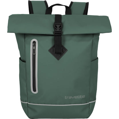 Travelite Basics Rollup Rucksack aus Plane 48 cm -Pine Green KOFFER-PLUS.COM