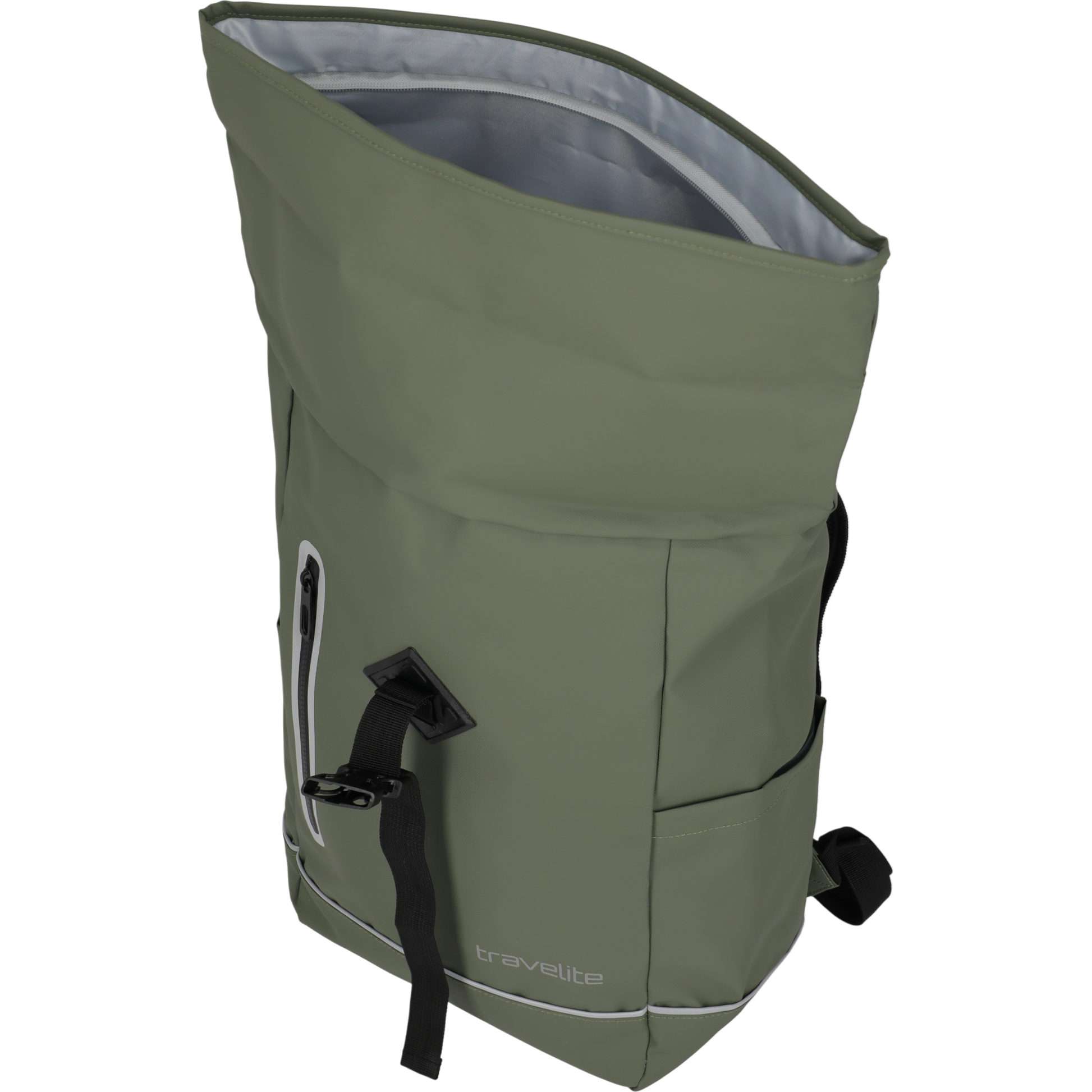 Travelite Basics Rollup Rucksack aus Plane 48 cm -Olive KOFFER-PLUS.COM