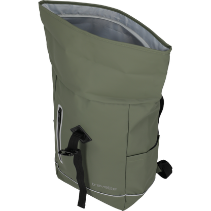 Travelite Basics Rollup Rucksack aus Plane 48 cm -Olive KOFFER-PLUS.COM