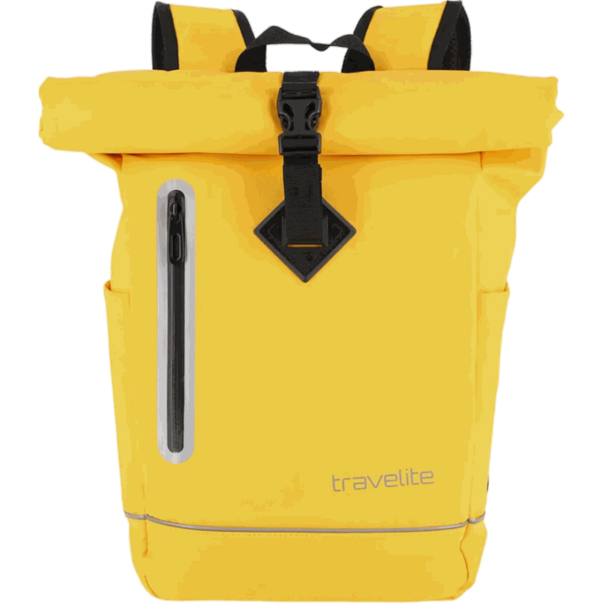 Travelite Basics Rollup Rucksack aus Plane 48 cm -Gelb KOFFER-PLUS.COM