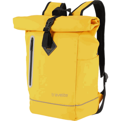 Travelite Basics Rollup Rucksack aus Plane 48 cm -Gelb KOFFER-PLUS.COM