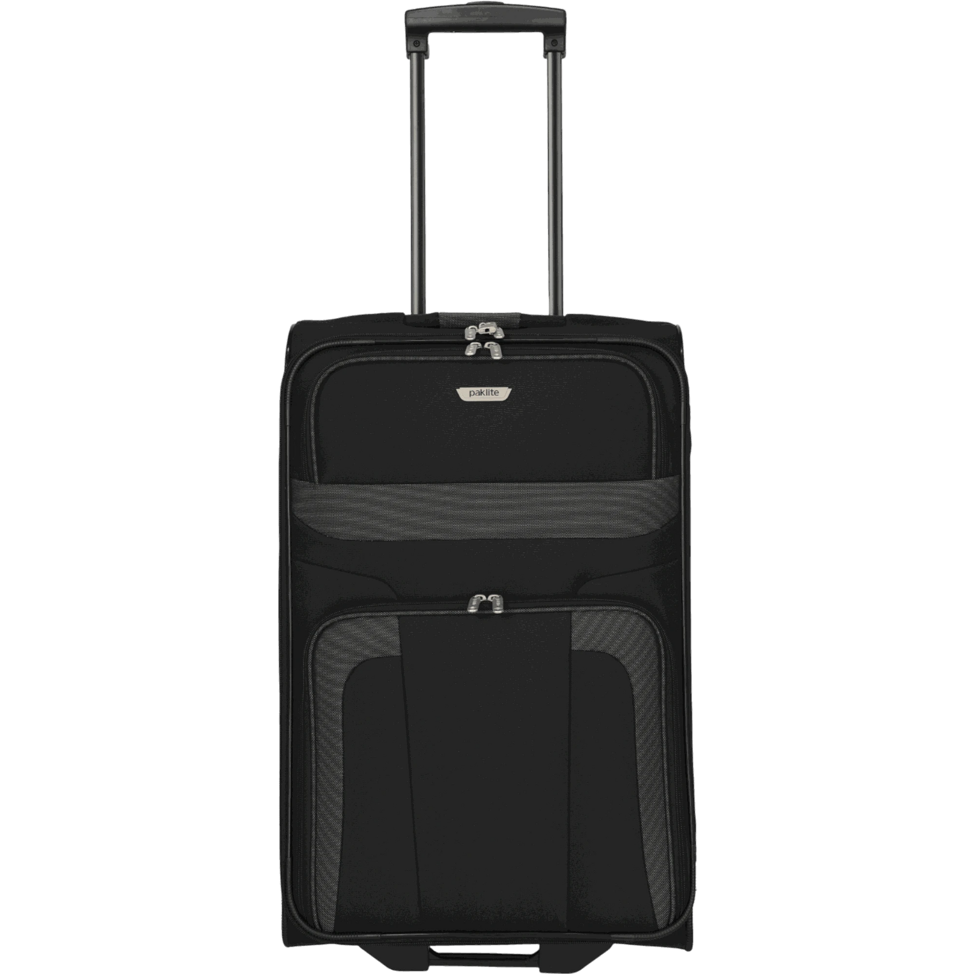 paklite Orlando 2-Rad-Trolley M 63 cm -Schwarz KOFFER-PLUS.COM