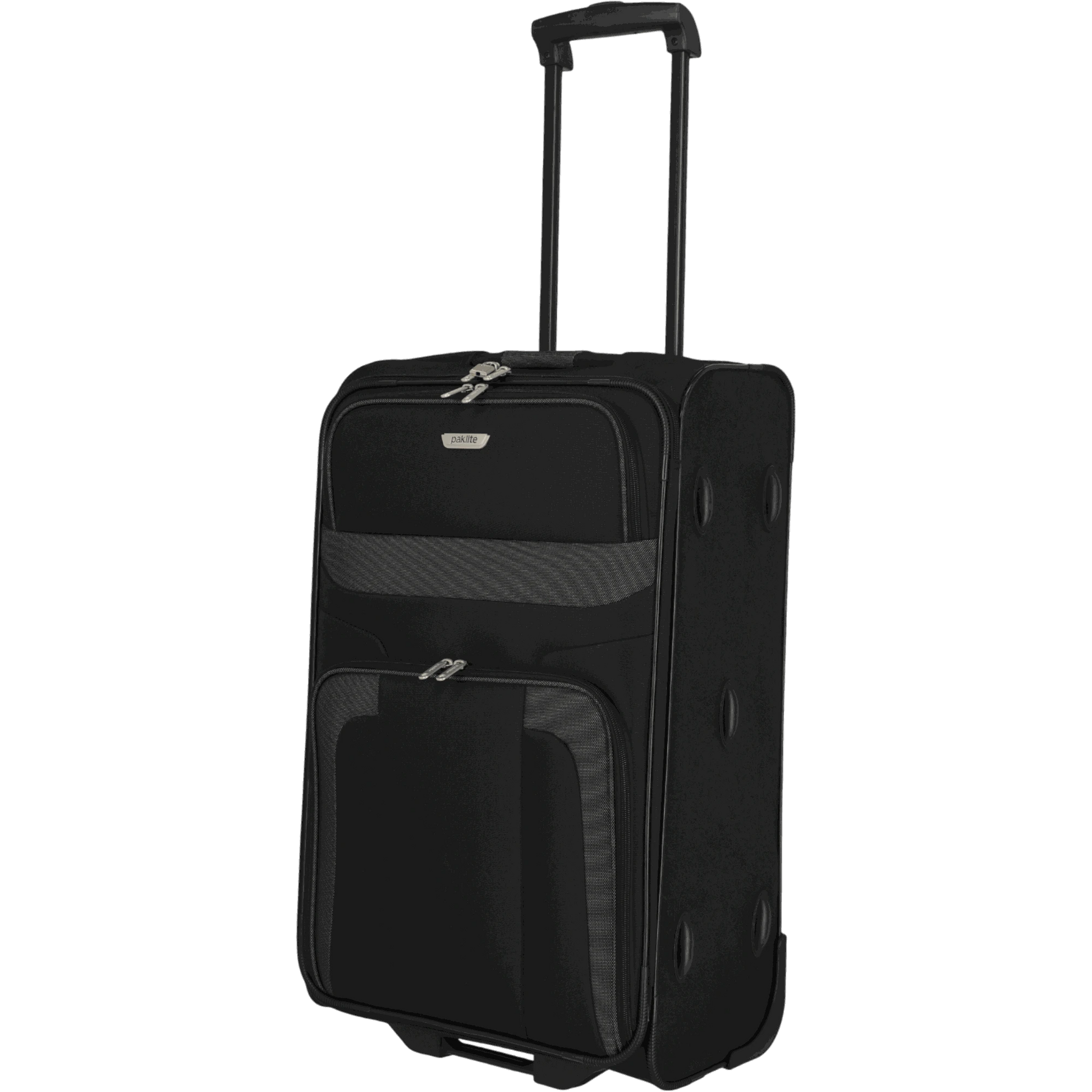 paklite Orlando 2-Rad-Trolley M 63 cm -Schwarz KOFFER-PLUS.COM