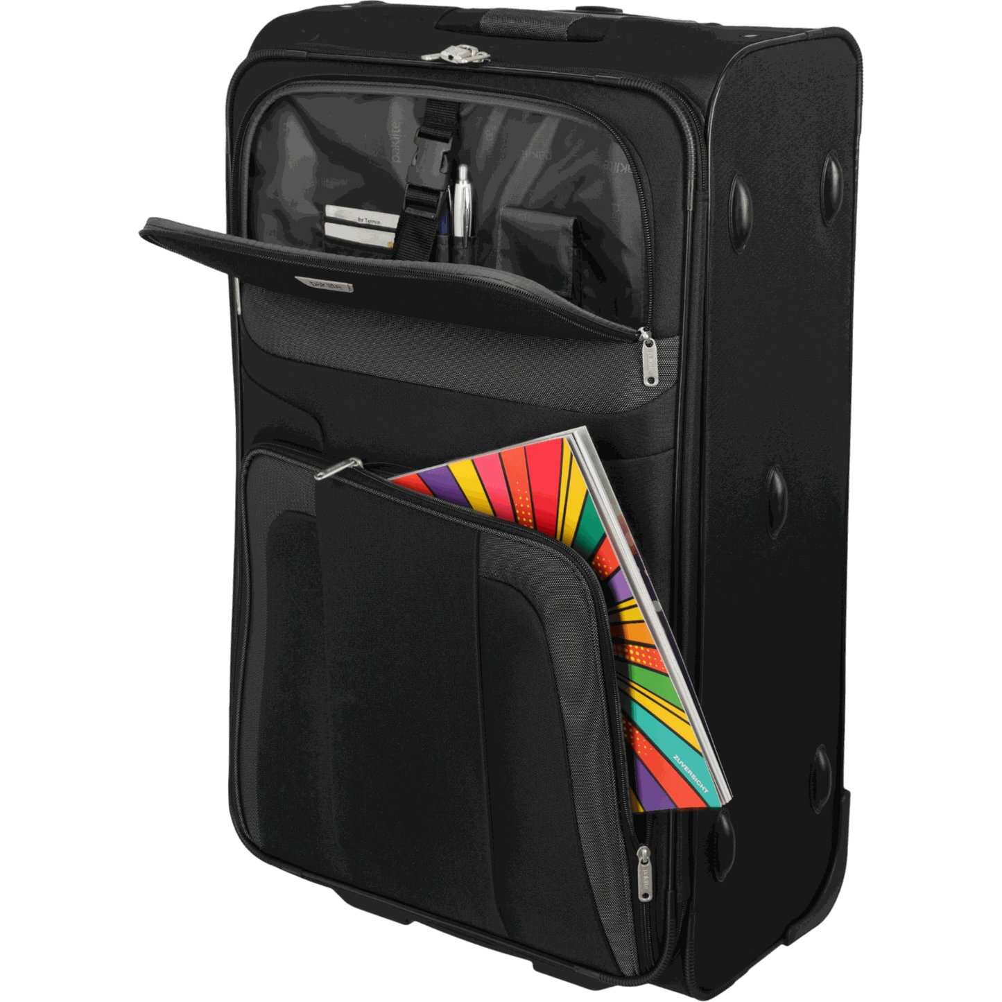 paklite Orlando 2-Rad-Trolley L 73 cm -Schwarz KOFFER-PLUS.COM