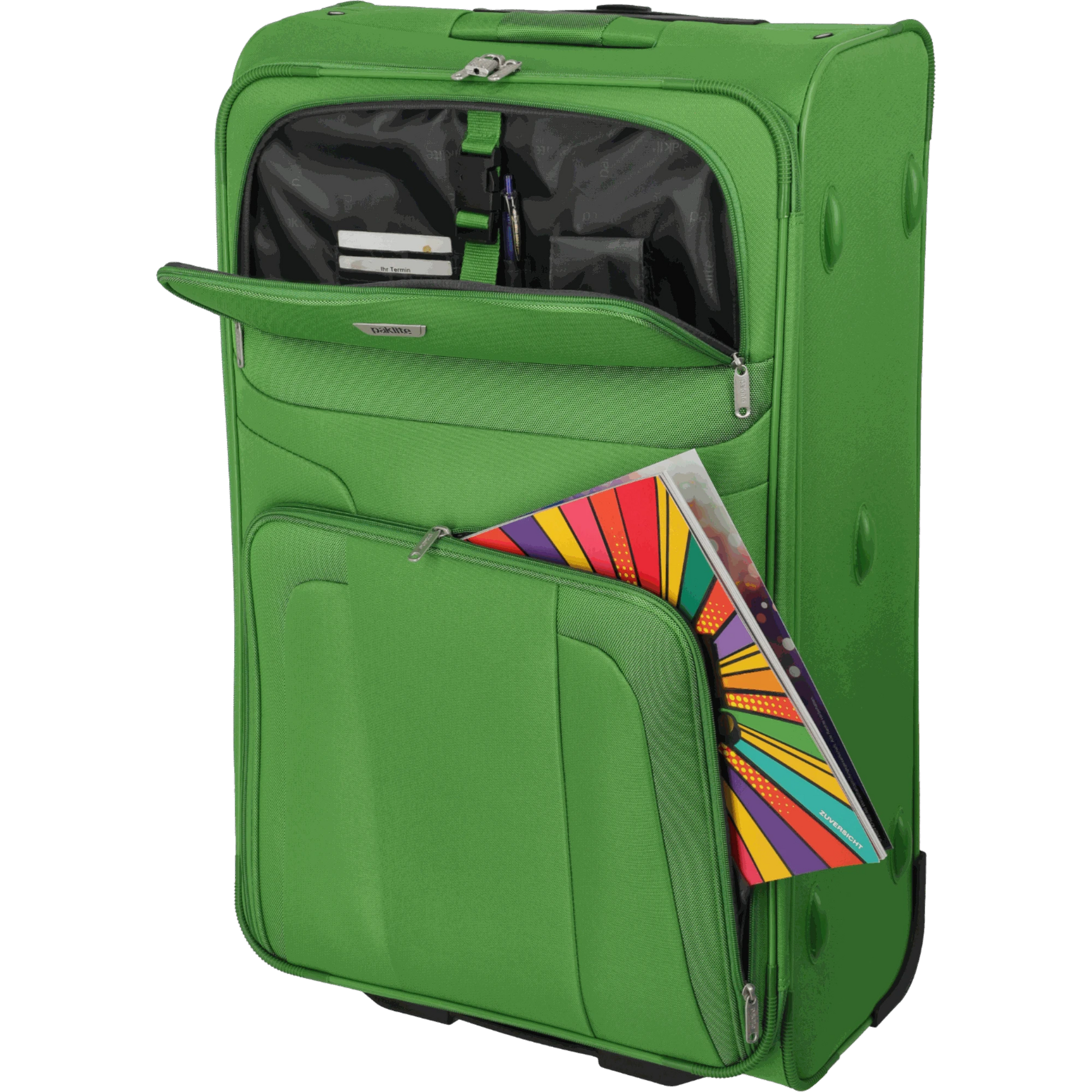 paklite Orlando 2-Rad-Trolley L 73 cm -Grün KOFFER-PLUS.COM