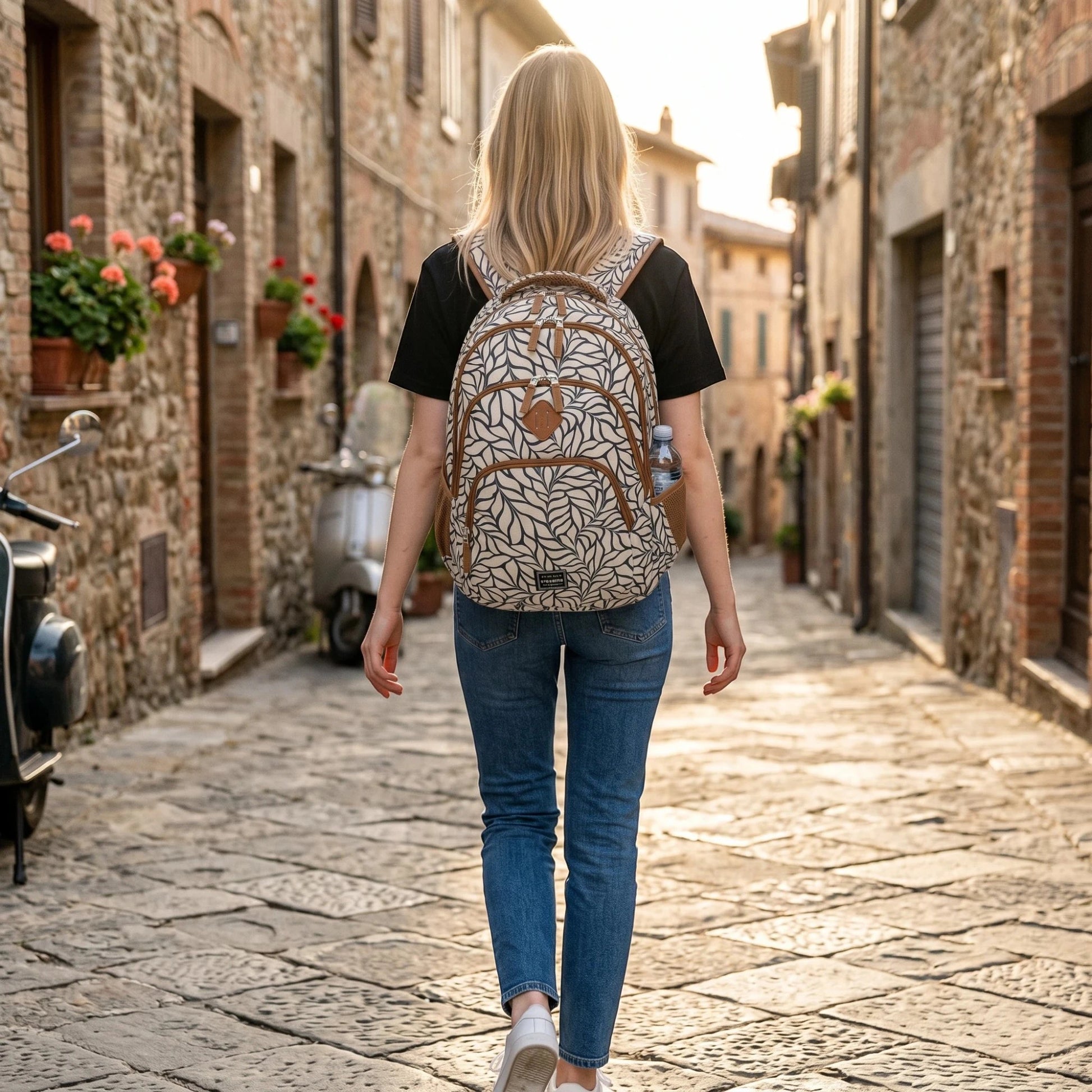 Travelite Basics Rucksack mit Laptopfach 45 cm -Off White KOFFER-PLUS.COM