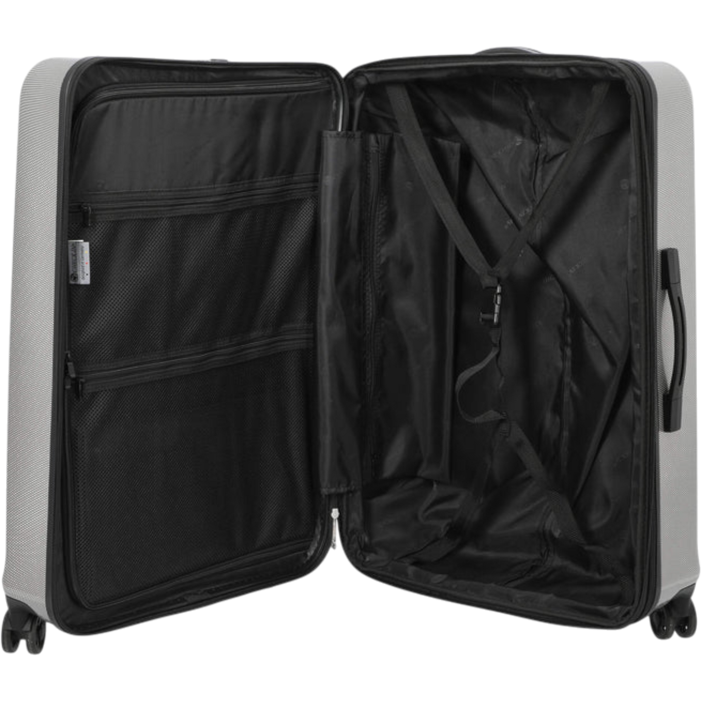 CHECK.IN London 2.0 4-Rollen-Trolley XL 75 cm -carbon silber KOFFER-PLUS.COM