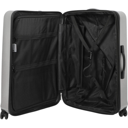 CHECK.IN London 2.0 4-Rollen-Trolley XL 75 cm -carbon silber KOFFER-PLUS.COM